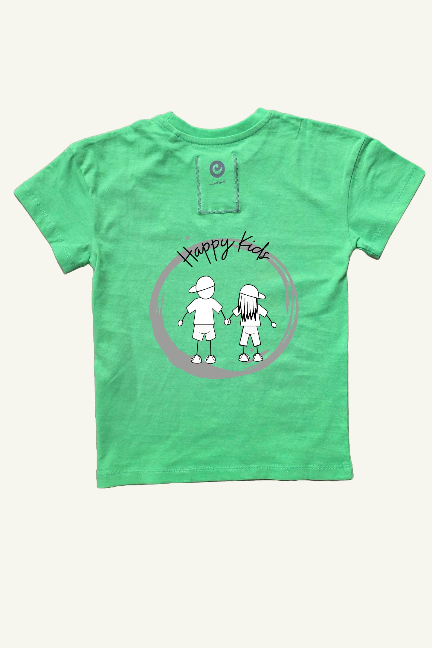 6. Happy Kids Shirt grün