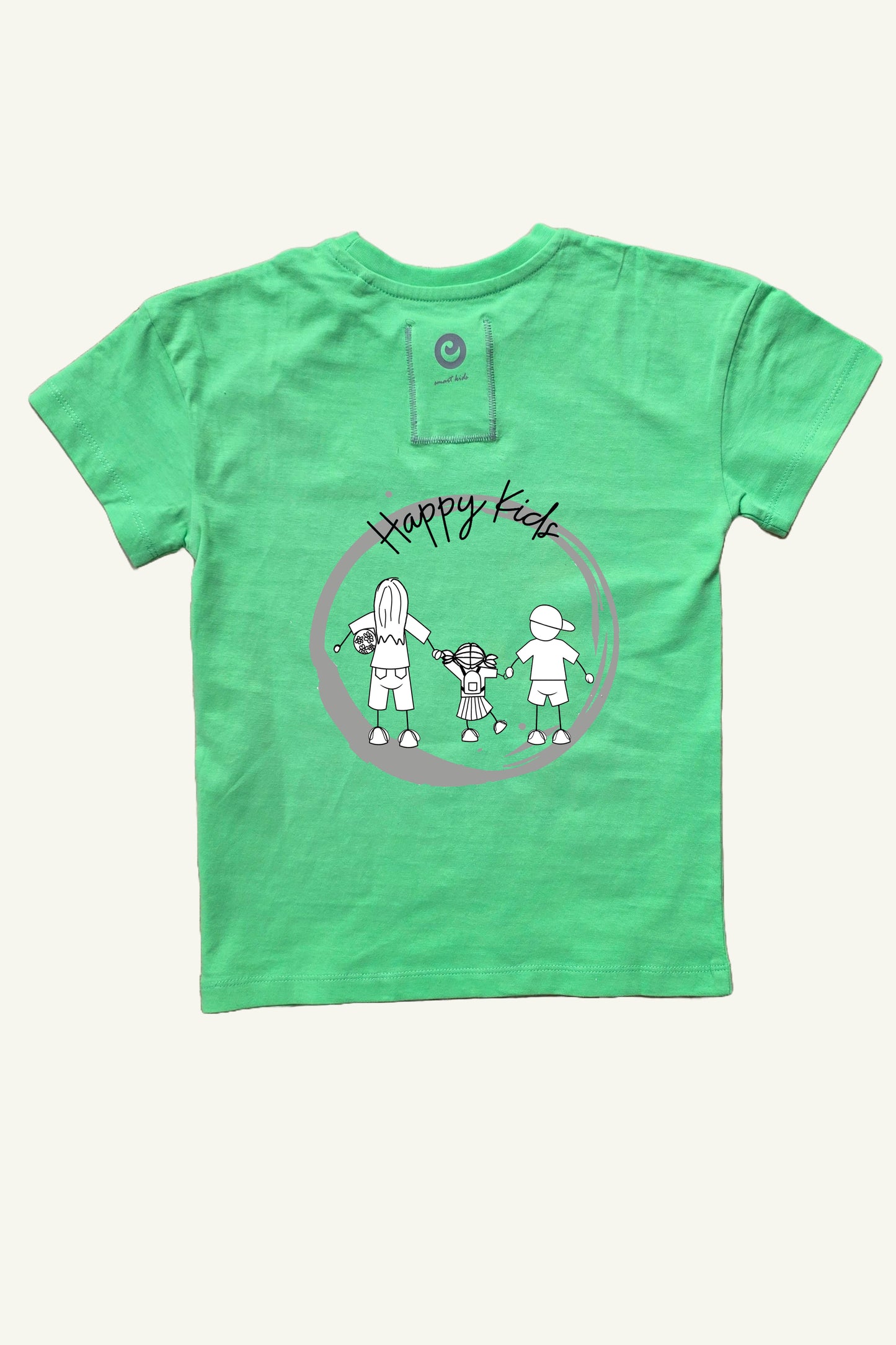 6. Happy Kids Shirt grün